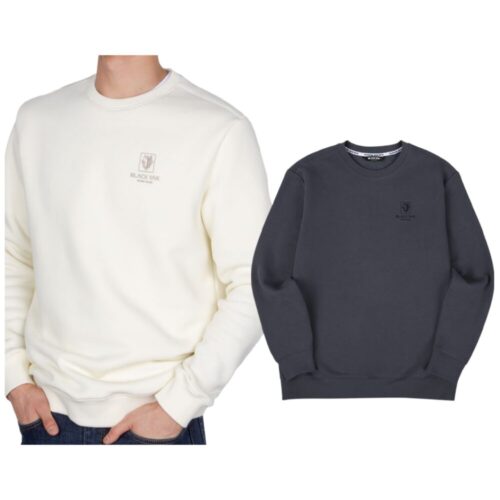 찬스[1+1] 블랙야크 애슬레저 기모 맨투맨 남자 여자 커플티 BKJ-1012