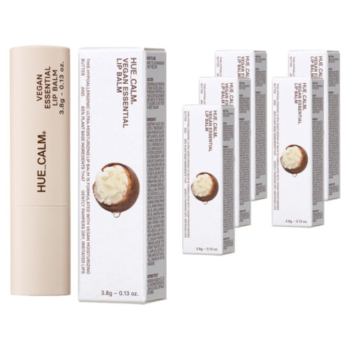 휴캄 비건 에센셜 립밤, 무향, 3.8g, 6개