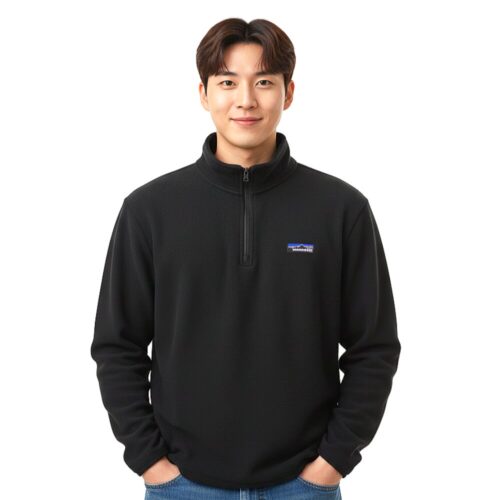 네파 이젠벅 하프집업 기모 플리스 남성 긴팔티