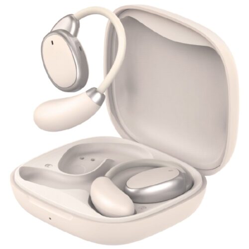 아이리버 IB-SE10 블루투스 V5.4 오픈형 이어폰 무선 이어셋 귀걸이형, 베이지, BG