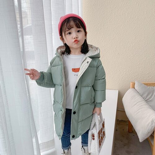 미르노키즈 아동 패딩 키즈 롱패딩 주니어 패딩점퍼 시크릿배색