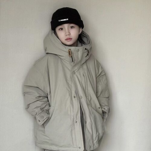 UPPERCUT 남아 겨울패딩 후드패딩 초등학생 야상패딩 겨울 점퍼 아우터 야상점퍼 헤비패딩 블랙 추가입고