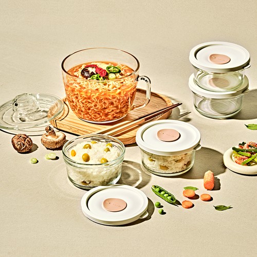 이제 갓 지은 밥처럼! 글라스락 렌지쿡 훈맹정음 햇밥용기 찐 후기