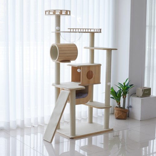 우리 냥이 최고의 선물! 가르르 원목 캣폴 갤럭시캣타워 솔직 후기