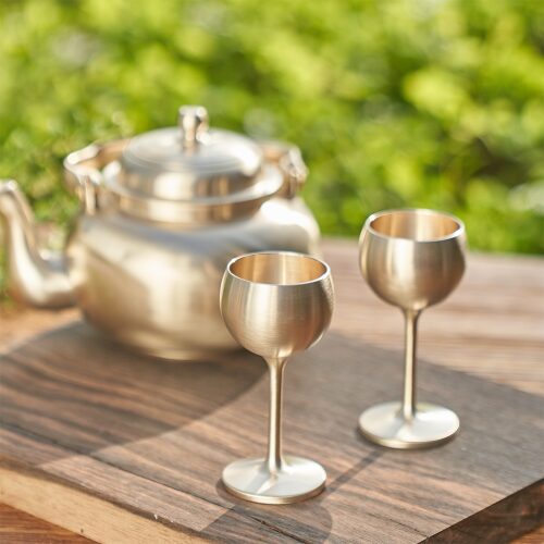 감성 캠핑의 완성! 거창유기 방짜 술잔으로 특별한 순간을 만들어요