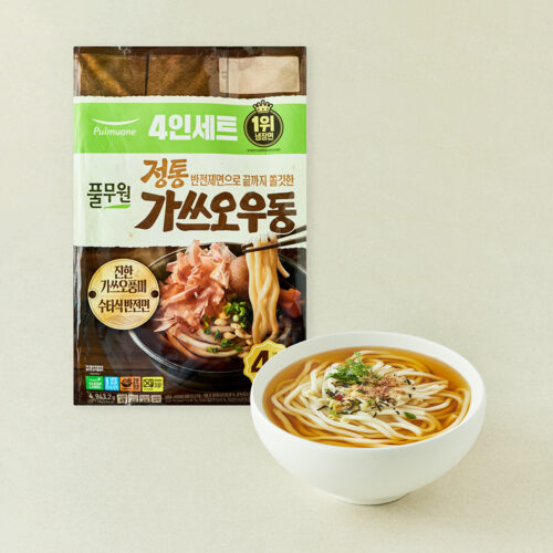 놓치면 후회! 이번 주 쿠팡 요리 랭킹, 인기 상품 베스트 10 완벽 분석 9 풀무원 정통 가쓰오 우동 4인분