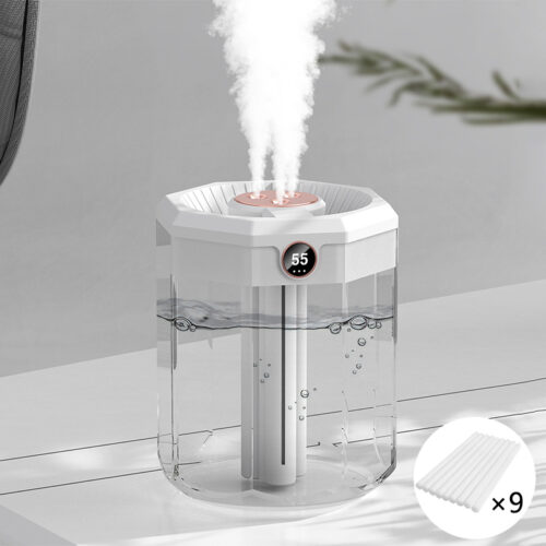 NUNUHANA 초음파식 대용량 삼공 분사스트 가습기 2L