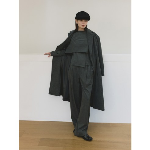 이거 하나면 올겨울 걱정 끝! **리올그 콕 캐시미어 롱 코트**로 우아함을 입다