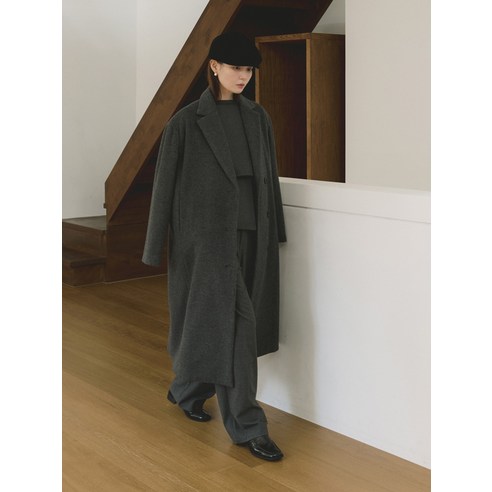 이거 하나면 올겨울 걱정 끝! **리올그 콕 캐시미어 롱 코트**로 우아함을 입다