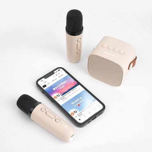 스마텍 무선 블루투스 듀얼 마이크 + 스피커로 우리 집이 노래방 됐다!