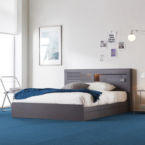 좁은 방도 넓게! 파로마 레아 LED 멀티수납침대 후기 | 수납과 조명, 매트리스까지 한 번에!