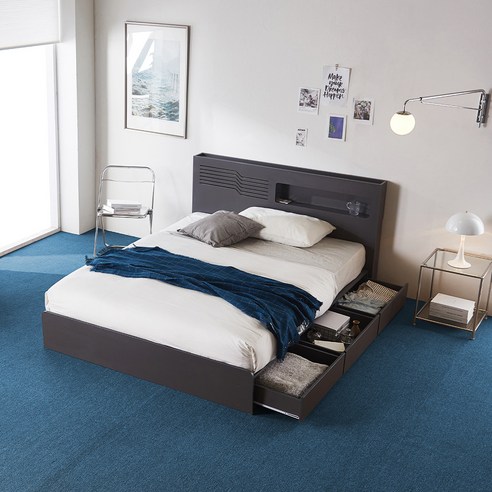 좁은 방도 넓게! 파로마 레아 LED 멀티수납침대 후기 | 수납과 조명, 매트리스까지 한 번에!