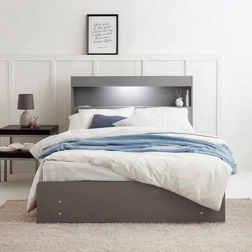 침실 공간 활용 끝판왕! 동서가구 이즈 카이 LED 수납침대, 직접 써보니?