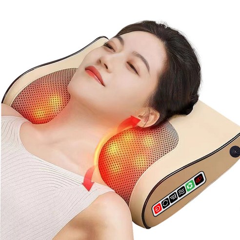 만성 목 어깨 통증? 목 어깨 베개마사지기로 편안함을 선물하세요!