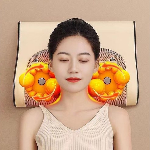 만성 목 어깨 통증? 목 어깨 베개마사지기로 편안함을 선물하세요!