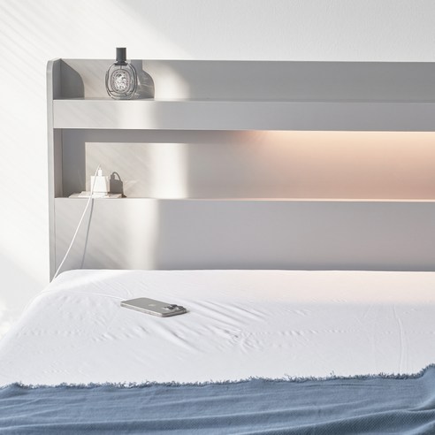 내 방의 작은 기적! 도모 라베노 LED 3단 수납형 침대 프레임, 왜 이제야 만났을까?