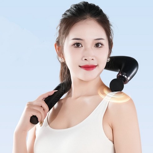 AOSS 진동 핸디 마사지건, 뭉친 어깨 싹~ 강력 진동으로 풀어봐!