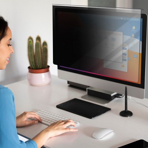 내 눈과 사생활을 지켜주는 24인치 홈플래닛 모니터 보안필름 후기