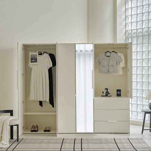 좁은 방도 넓게! 웰퍼니쳐 카린 높은 옷장 시리즈로 깔끔 수납 끝 2 좁은 방도 넓게! 웰퍼니쳐 카린 높은 옷장 시리즈로 깔끔 수납 끝