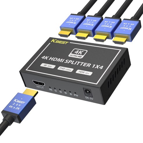 듀얼, 트리플 모니터 고민 끝! HDMI 분배기 1:4 4K로 데스크테리어 완성! 2 듀얼, 트리플 모니터 고민 끝! HDMI 분배기 1:4 4K로 데스크테리어 완성!