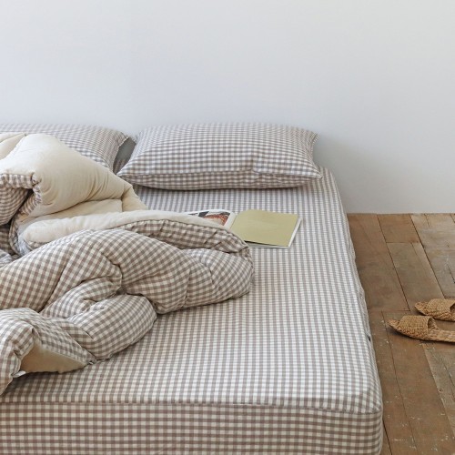 내 침실에 로맨틱 한 스푼, 깅엄 체크 매트리스 커버 후기!