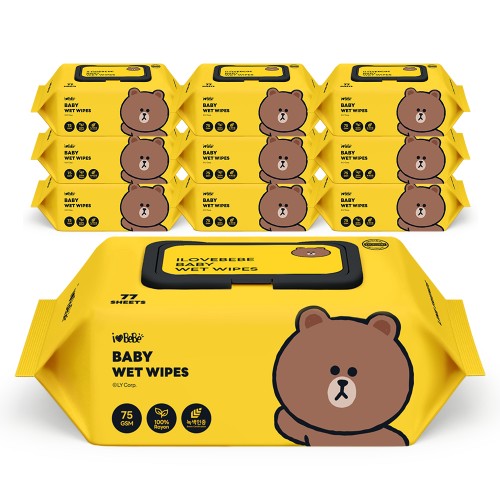 우리 아기 피부와 지구를 위한 현명한 선택, 아이러브베베 아기물티슈!