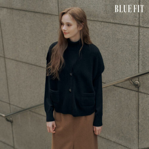 가을 코디 필수템! 찐으로 따뜻하고 예쁜 블루핏 울100 베스트 가디건 후기