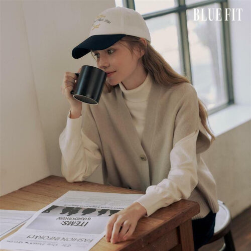 가을 코디 필수템! 찐으로 따뜻하고 예쁜 블루핏 울100 베스트 가디건 후기