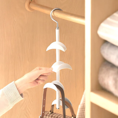 옷장 정리 끝판왕! 가방걸이 하나로 깔끔하게 수납하는 꿀팁!