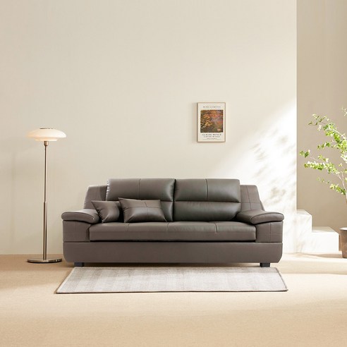 우리 집 거실을 호텔처럼! 동서가구 테라 천연면피가죽 3인용 소파, 직접 써보니?