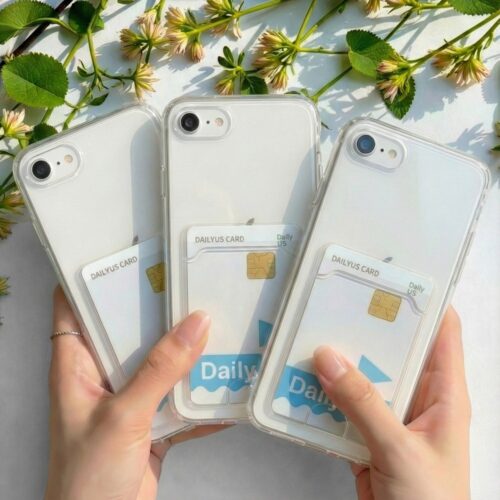 데일리어스 1+1+1 에어백 카드 수납 투명 범퍼 케이스