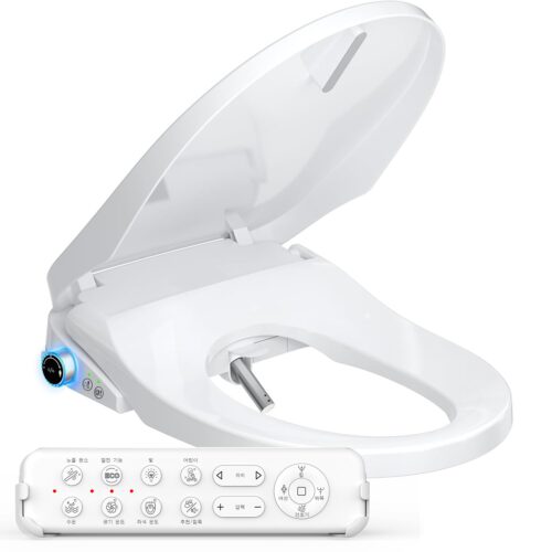 스마트비데 99.9% 항균세척 풀스테인리스노즐 직수연속온수 완전방수 탈취기능 공기방울세정 스파좌욕 자가설치가능 가정용 비데기, 고객직접설치, WLJG4-505V-KR