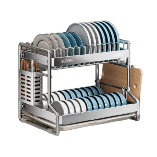 GERDU 304올스텐 식기 건조대 주방 대용량 설거지 그릇 정리대