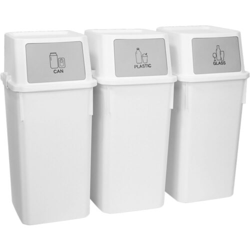 분리수거함 60L 3p + 라벨스티커 세트