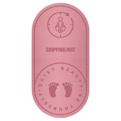 써니요가 두꺼운 요가 줄넘기 매트 층간소음 방지 실내 운동 점핑 매트, 핑크, 1개