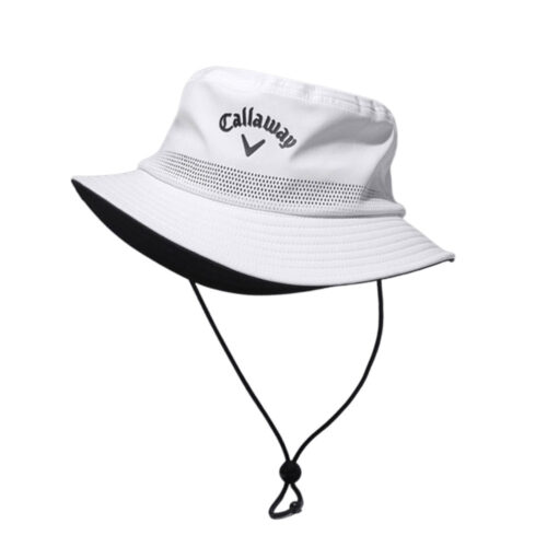 캘러웨이 CG 버킷햇 골프모자 남성 빅사이즈 대두 스포츠 벙거지 캐주얼 모자, 화이트