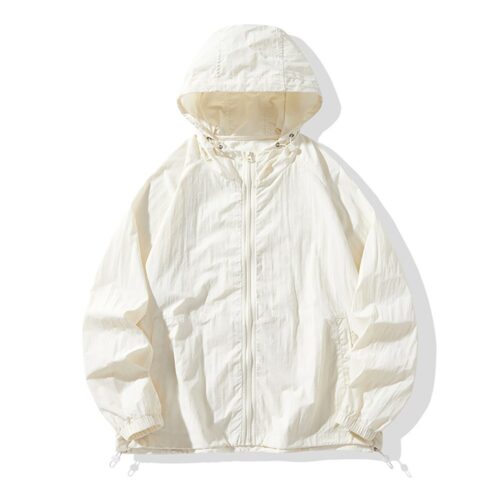 UPPERCUT 공용 라이트웨이트 경량 바람막이 후드 집업 윈드브레이커 자외선차단