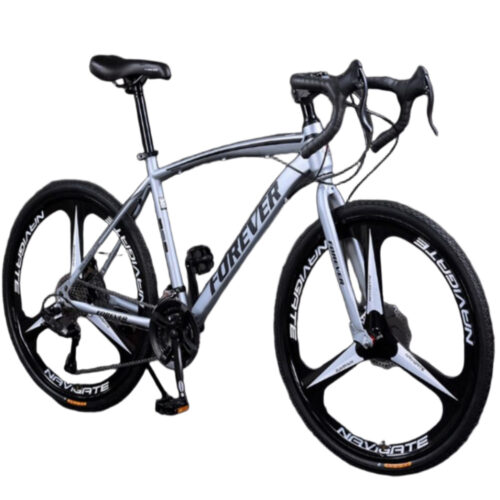 메드멕스 고성능튼튼한 로드자전거 자전거 자바 트렉 룩 26인치 출퇴근용 성인용 입문용, 1개, 160cm, 24단 x 로드용 10포크휠 x 그레이