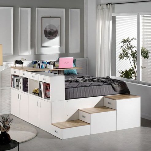 우리 아이방 완벽 변신! 삼익가구 테리 슬라이딩 높은 수납 벙커 침대 사용 후기