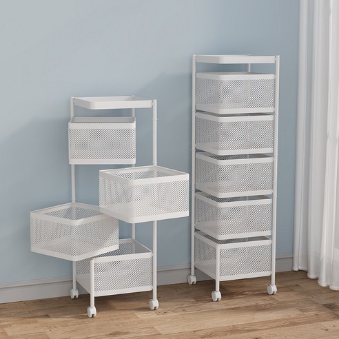 좁은 공간 마법사! Kleeno 다목적 이동식 트롤리로 깔끔하게 정리해요