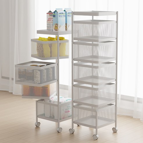 좁은 공간 마법사! Kleeno 다목적 이동식 트롤리로 깔끔하게 정리해요