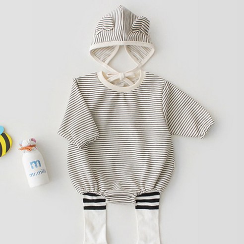 사랑스러운 우리 아기, 블루독베이비 바디슈트 A 세트로 편안함과 스타일을 동시에!