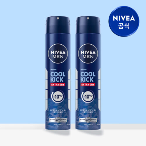오늘부터 뽀송뽀송! 니베아 맨 데오드란트 스프레이 쿨 킥 솔직 후기
