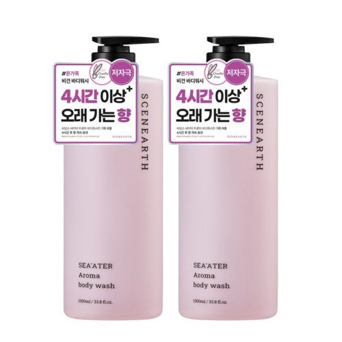 씨널스 씨어터 아로마 퍼퓸 보습 바디워시, 2개, 1L